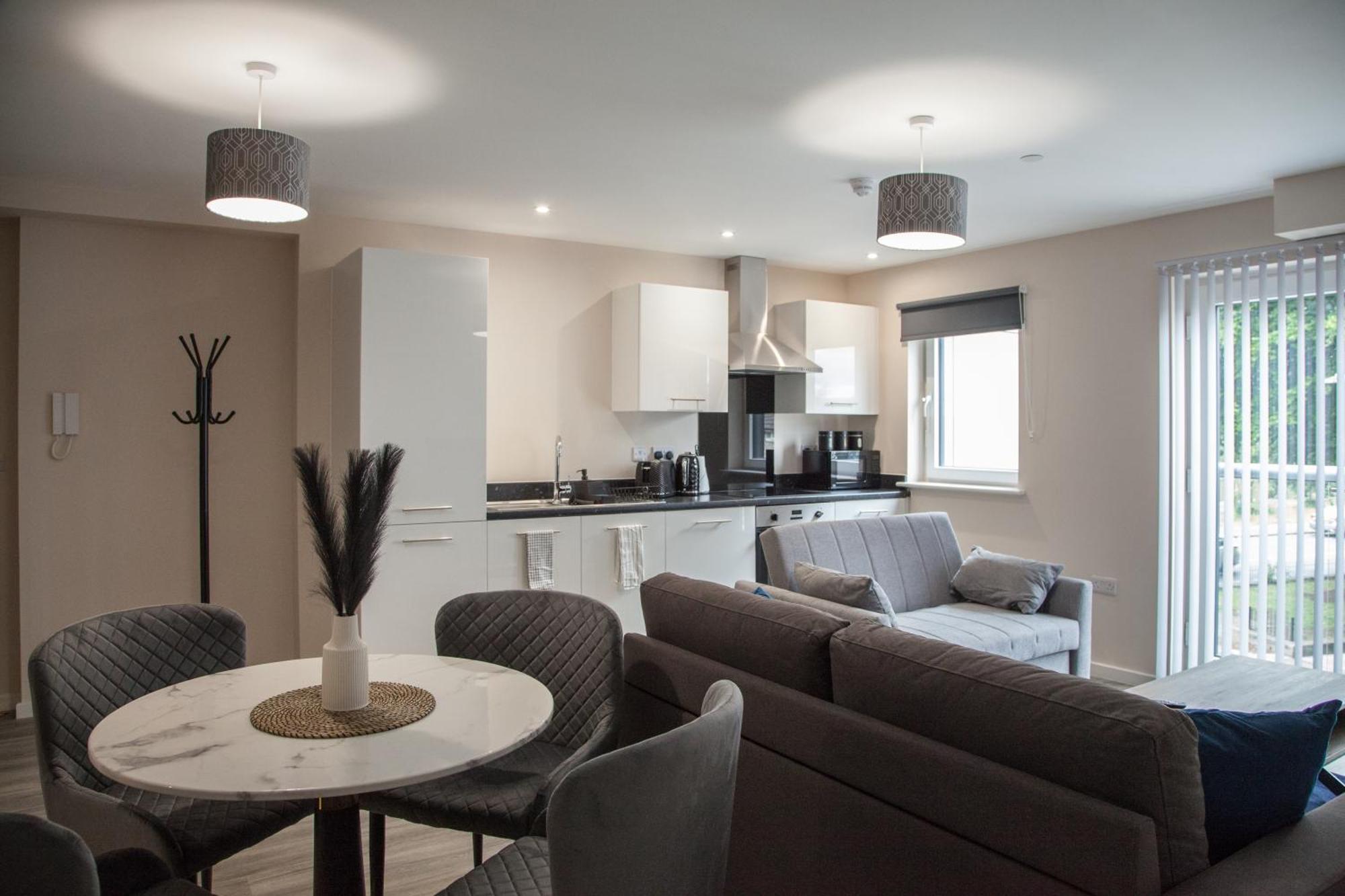 Modern 2Bd Apartment In Manchester City Eksteriør bilde