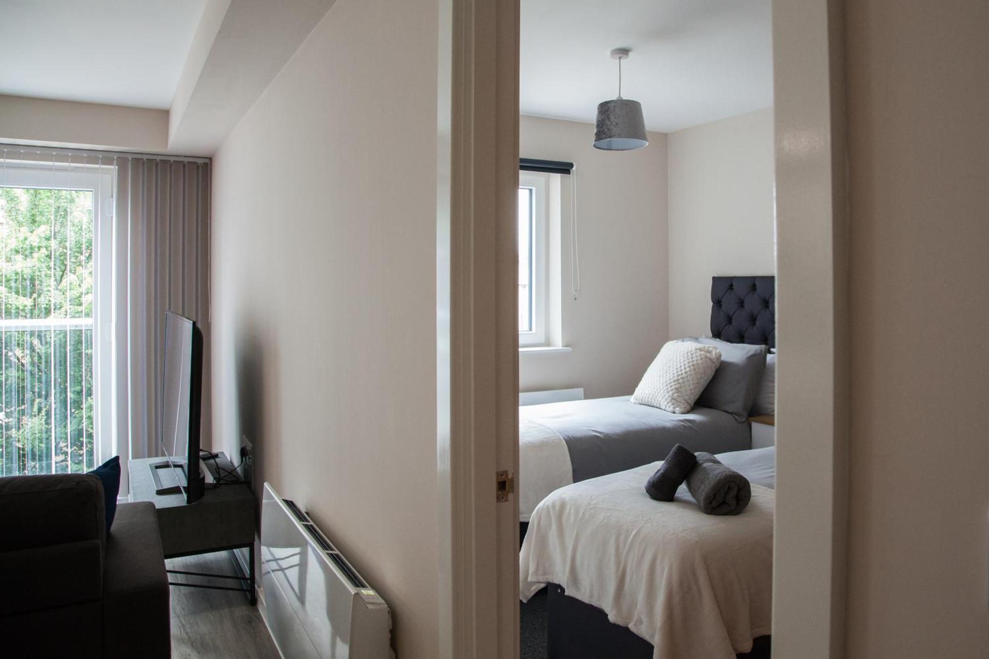 Modern 2Bd Apartment In Manchester City Eksteriør bilde