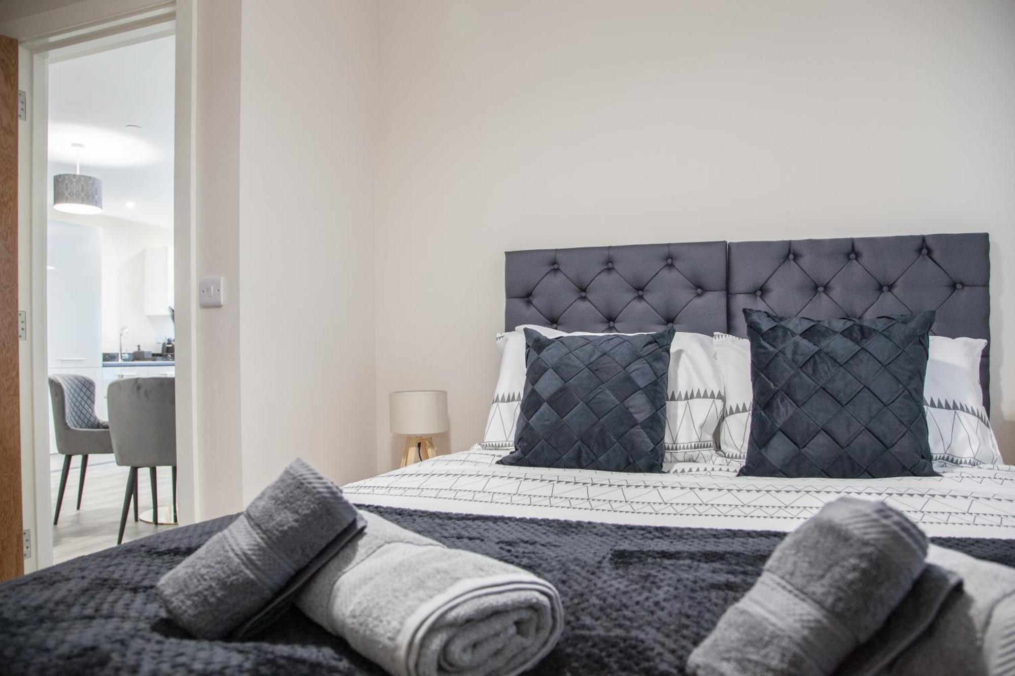 Modern 2Bd Apartment In Manchester City Eksteriør bilde