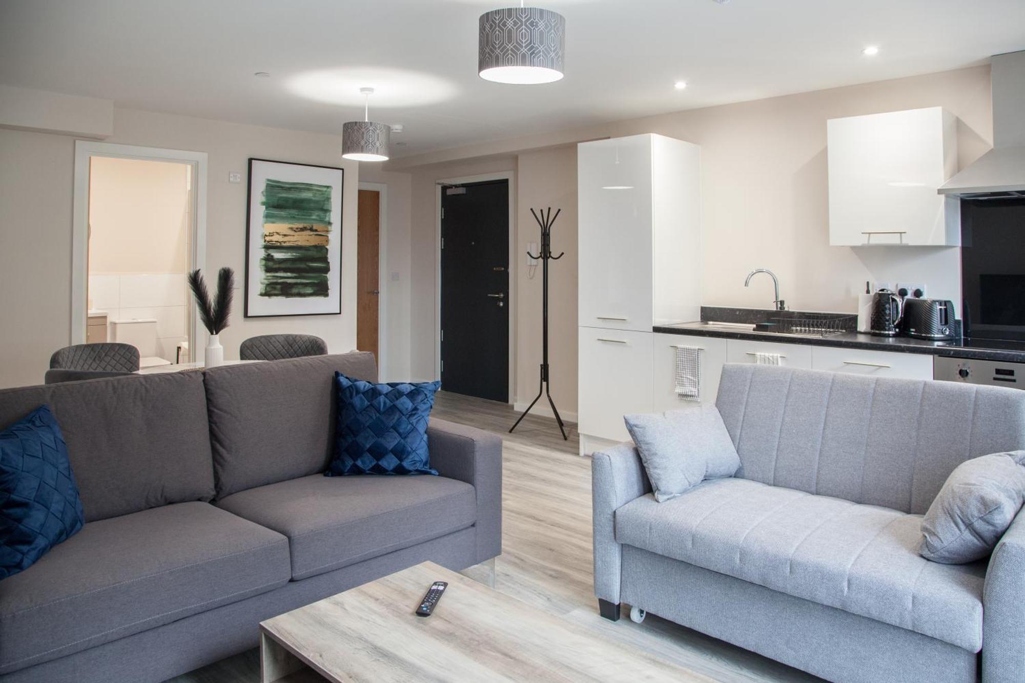 Modern 2Bd Apartment In Manchester City Eksteriør bilde