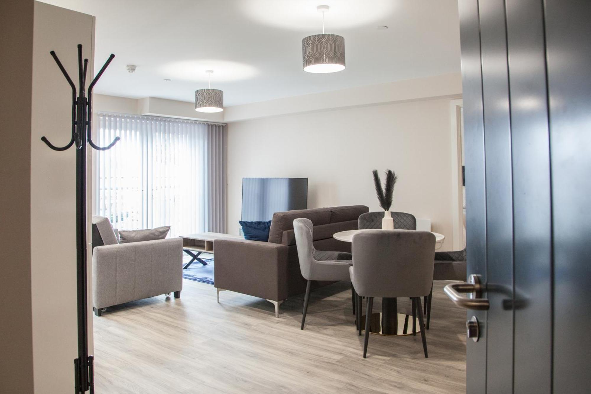 Modern 2Bd Apartment In Manchester City Eksteriør bilde