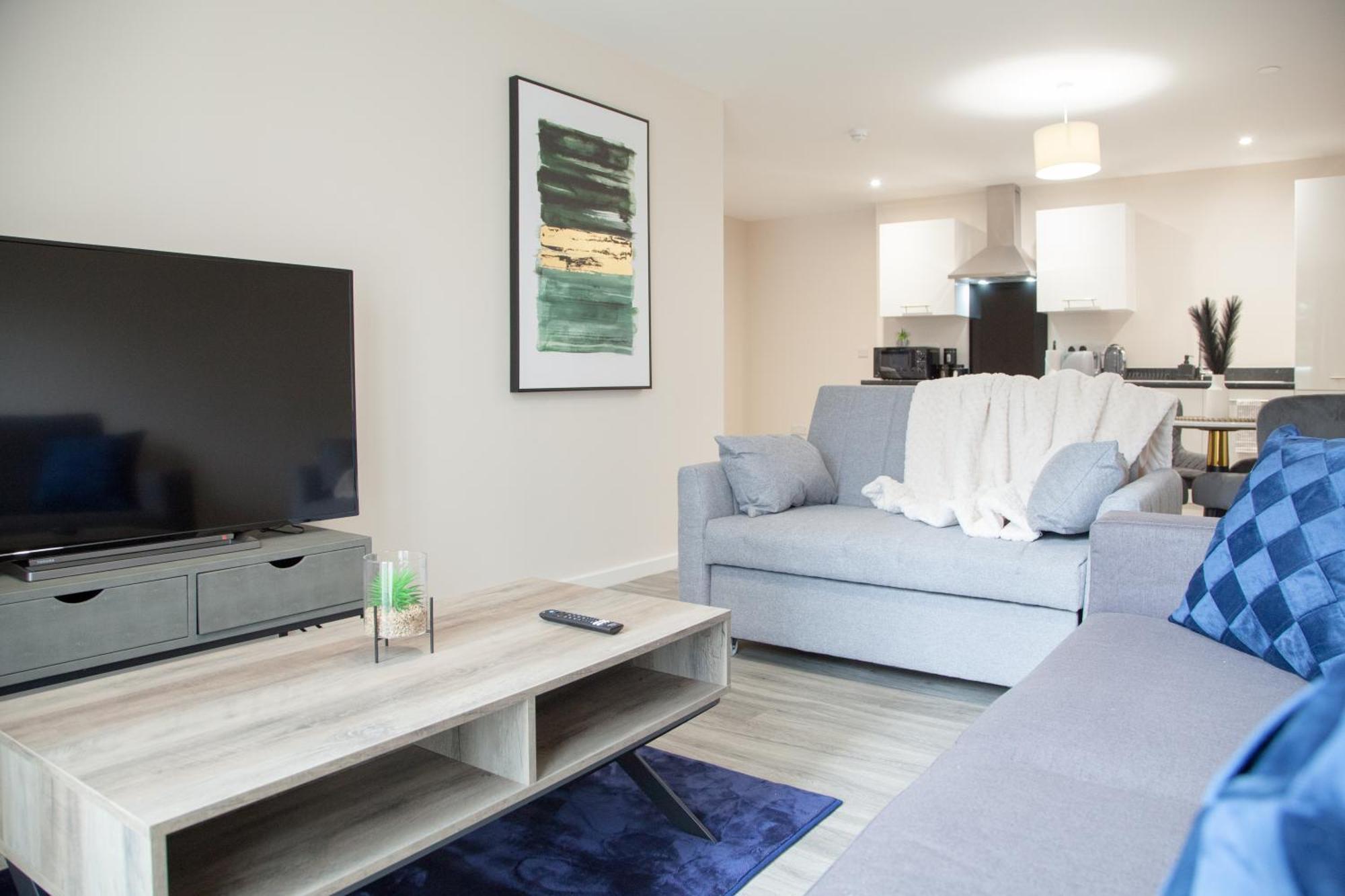 Modern 2Bd Apartment In Manchester City Eksteriør bilde