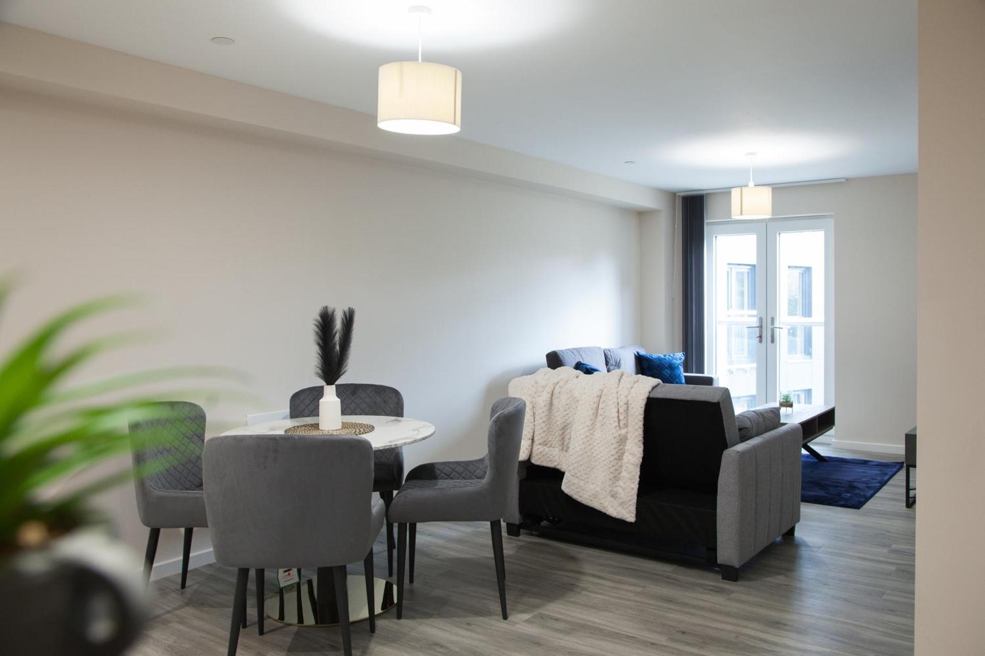 Modern 2Bd Apartment In Manchester City Eksteriør bilde