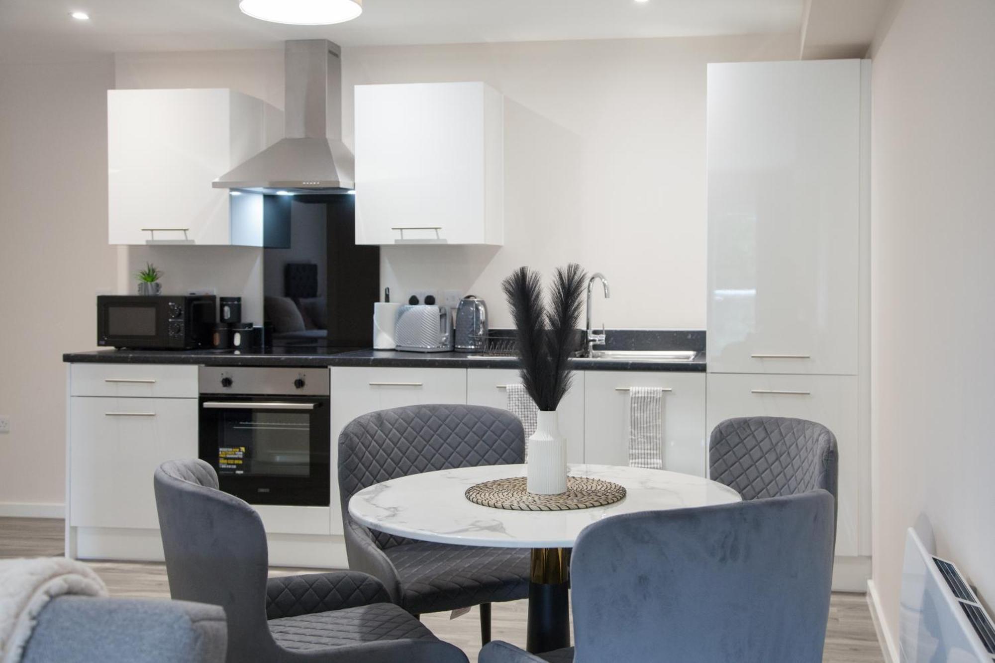 Modern 2Bd Apartment In Manchester City Eksteriør bilde