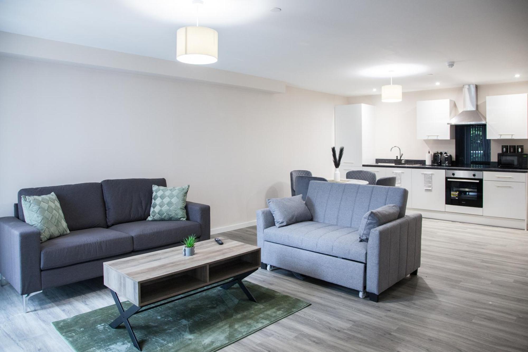 Modern 2Bd Apartment In Manchester City Eksteriør bilde