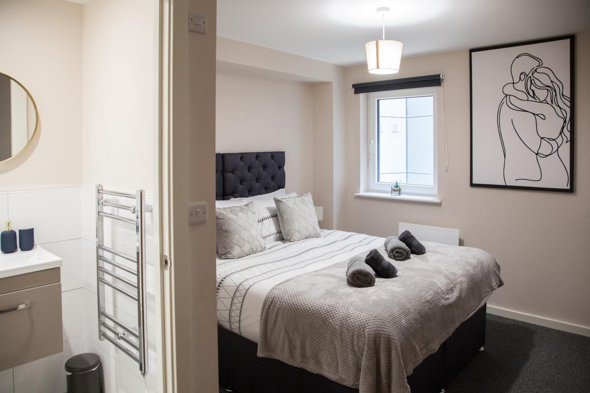 Modern 2Bd Apartment In Manchester City Eksteriør bilde