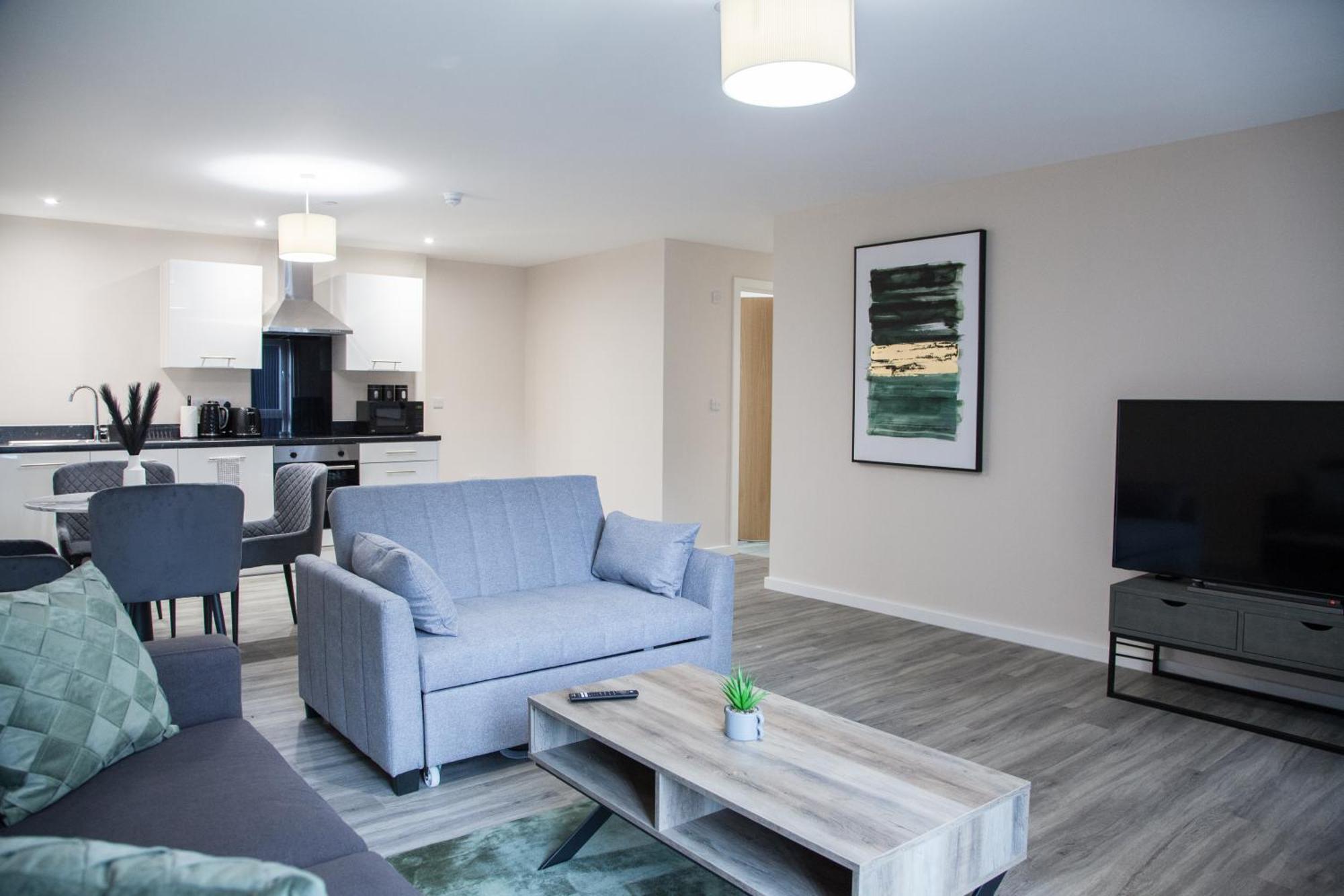 Modern 2Bd Apartment In Manchester City Eksteriør bilde