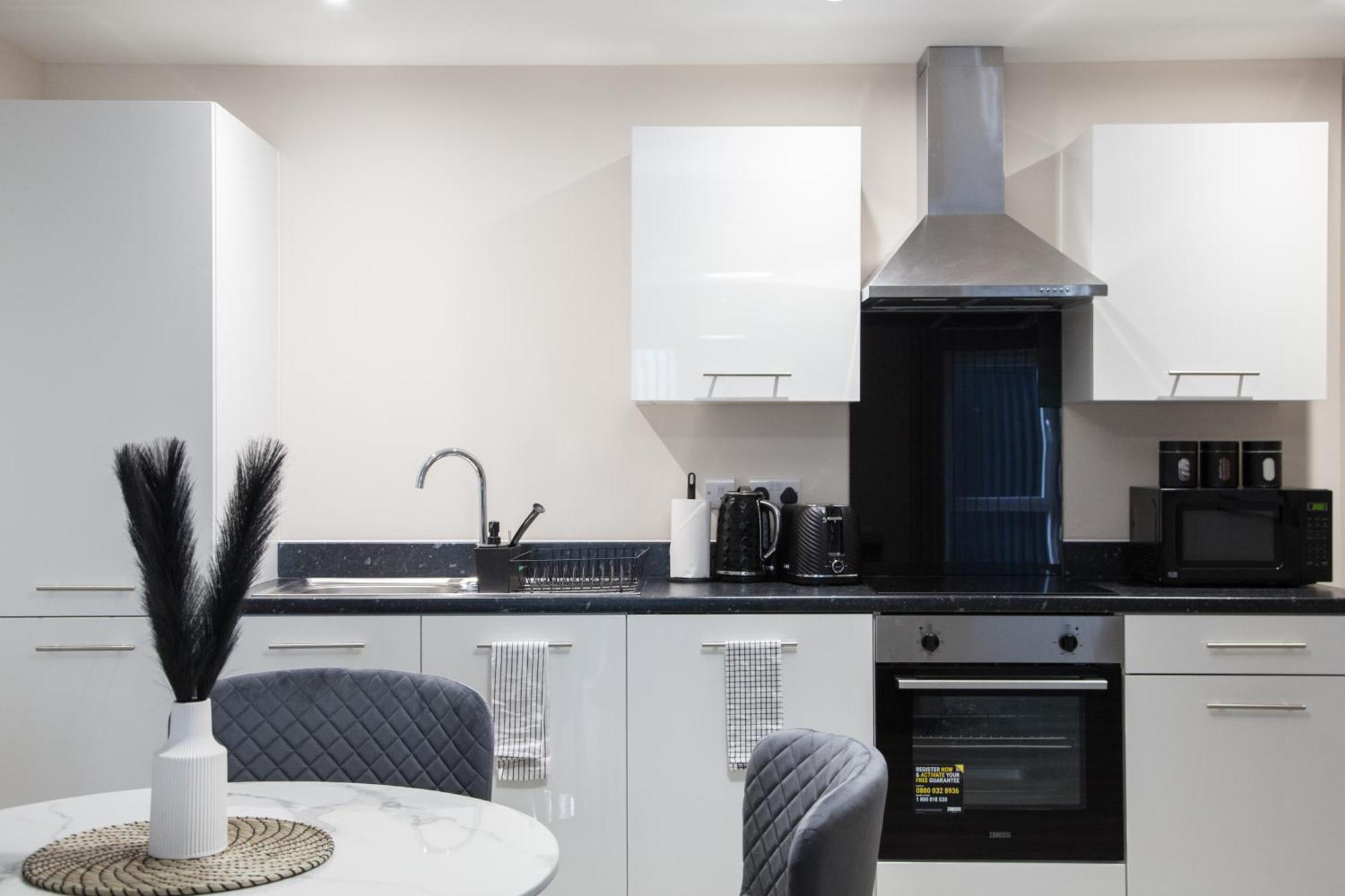 Modern 2Bd Apartment In Manchester City Eksteriør bilde