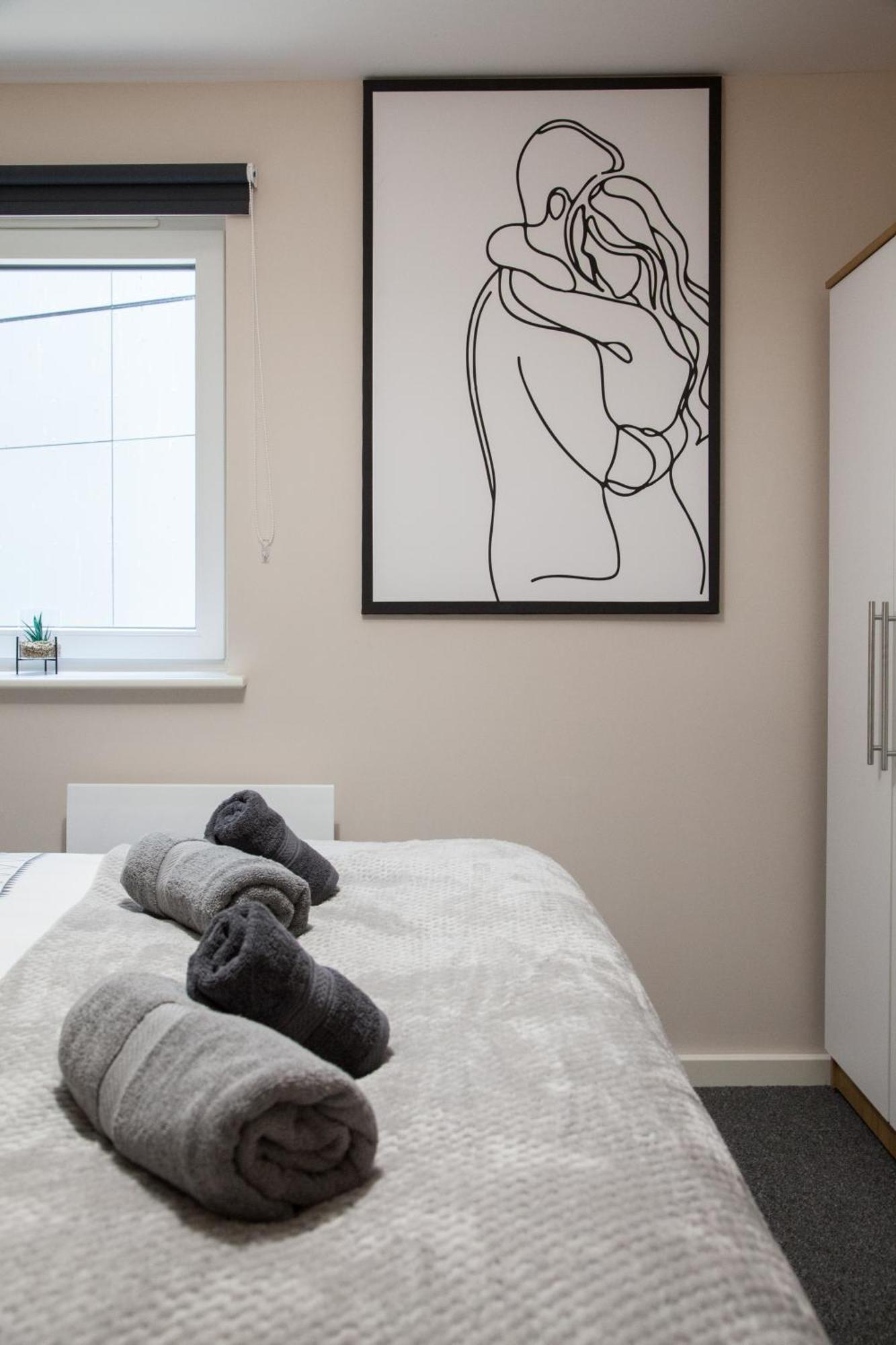 Modern 2Bd Apartment In Manchester City Eksteriør bilde